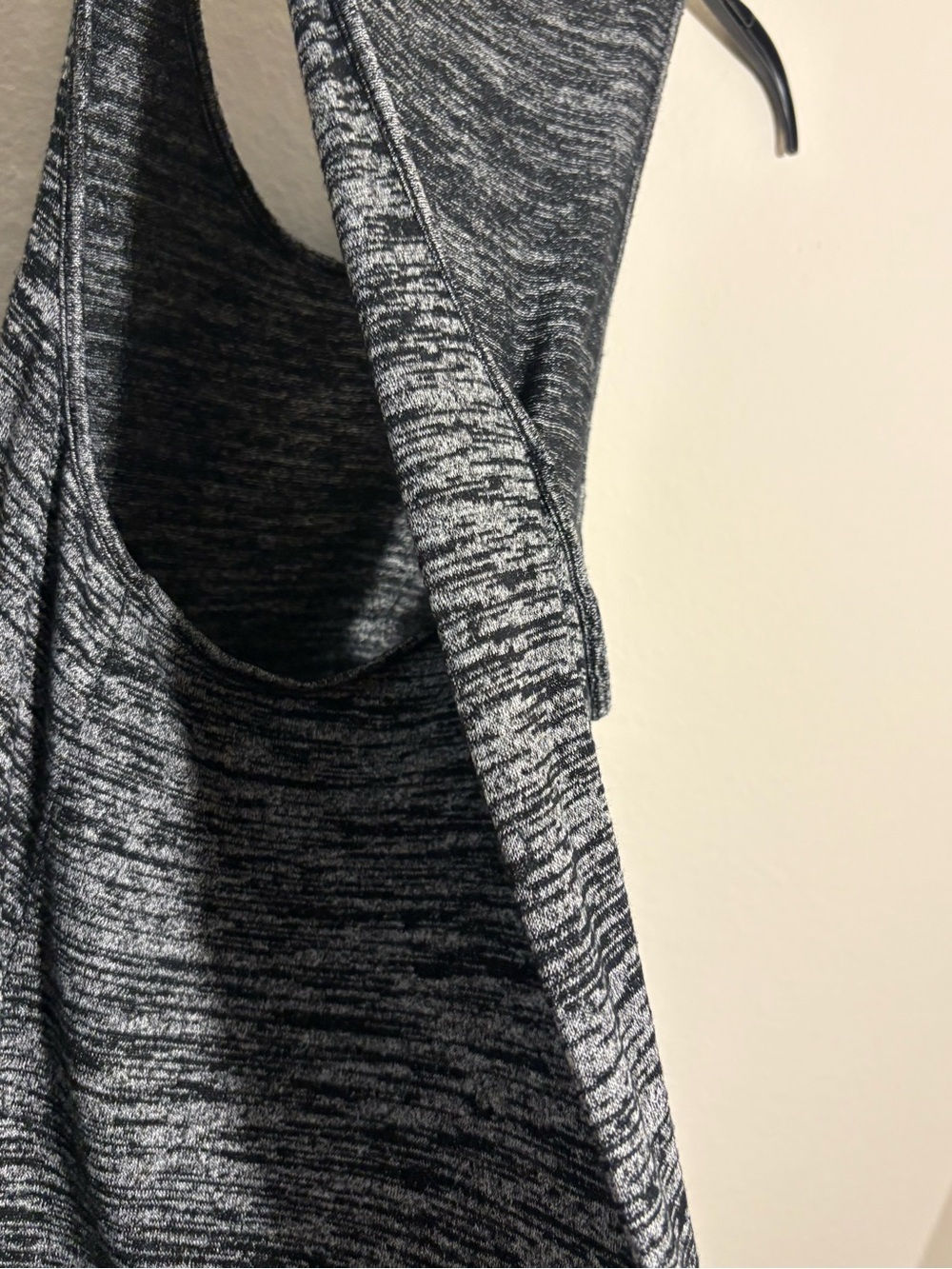 rag & bone Marled Black Gray Open Back Tank Top Size M - Picture 6 of 6